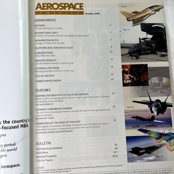 Aerospace America Magazine u October 2004 Vol 42  No 1 Military Transport - Picture 3 of 3